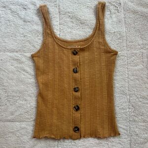 gold tank top